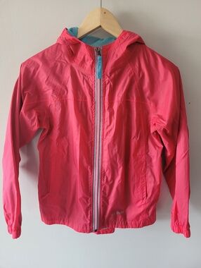 L.L.Bean Kids' Discovery Rain Jacket, Size 10 Youth, Pink